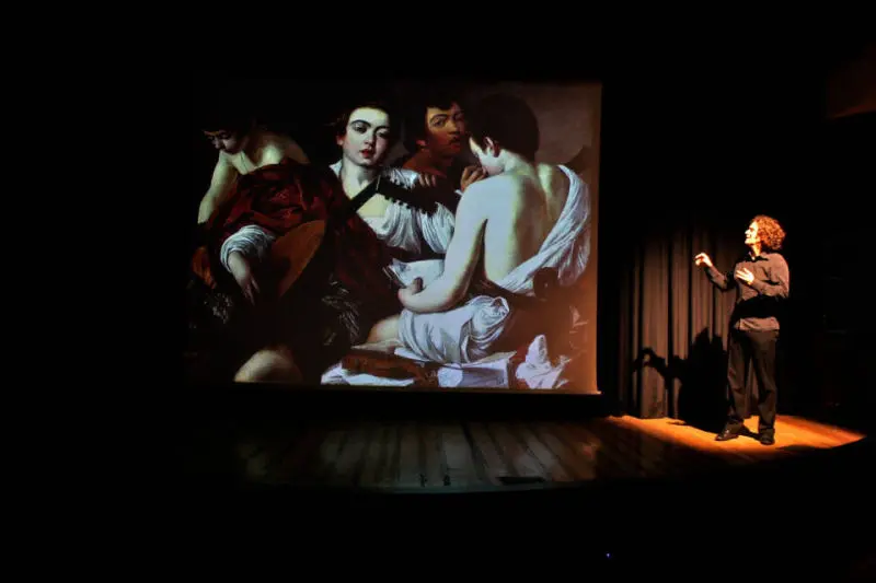 Caravaggio Papa Pio XI Bibbia theatre