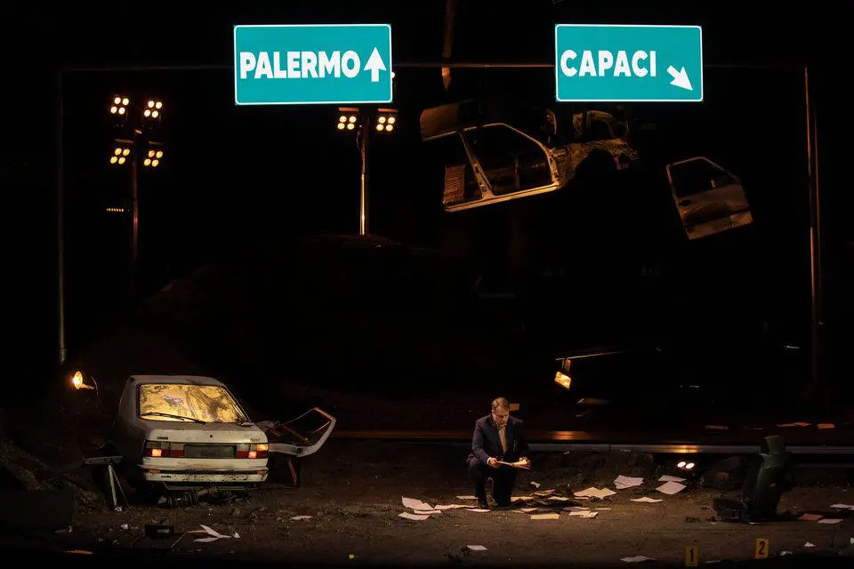 Nicola Sani Franco Ripa di Meana Giovanni Falcone Paolo Borsellino mafia strage Capaci Palermo Sicilia opera contemporanea