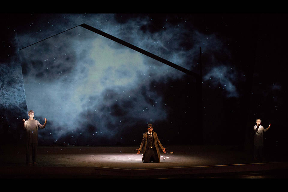 Pintor Ettore Majorana physics contemporary Opera Lombardia libretto stage direction